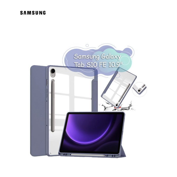 Чохол до планшета BeCover Soft Edge Samsung Galaxy Tab S10 FE (SM-X520/SM-X526) 10.9" Purple (713306)
