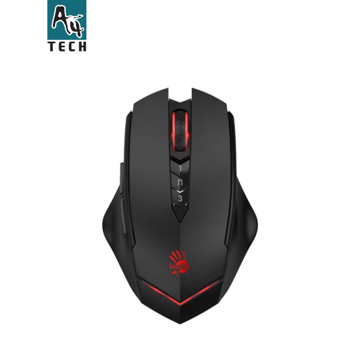 Мышка A4Tech Bloody R80 Plus Wireless/USB Black Skull (4711421003018)