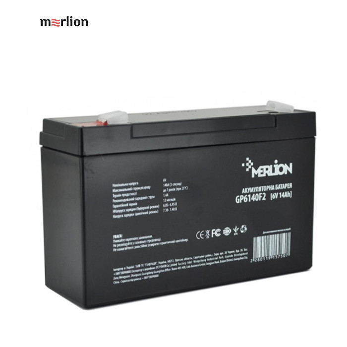 Батарея до ДБЖ Merlion 6V-14Ah (GP6140F2)