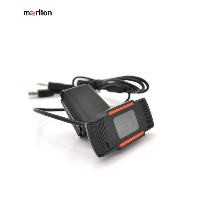 Вебкамера з гарнітурою Merlion F37, 720p, пласт. корпус, Black, OEM