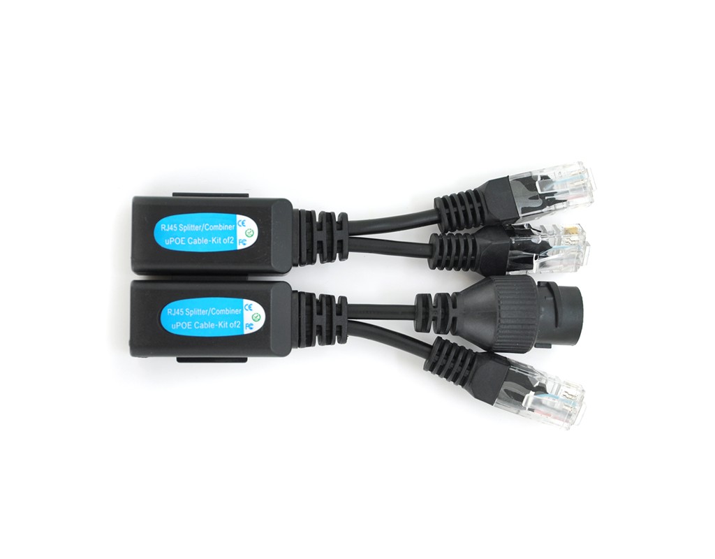 Splitter / Combiner RJ-45 POE Розгалужувач сигналу 2 пристрою по одному кабелю з підтримкою POE (Пара)