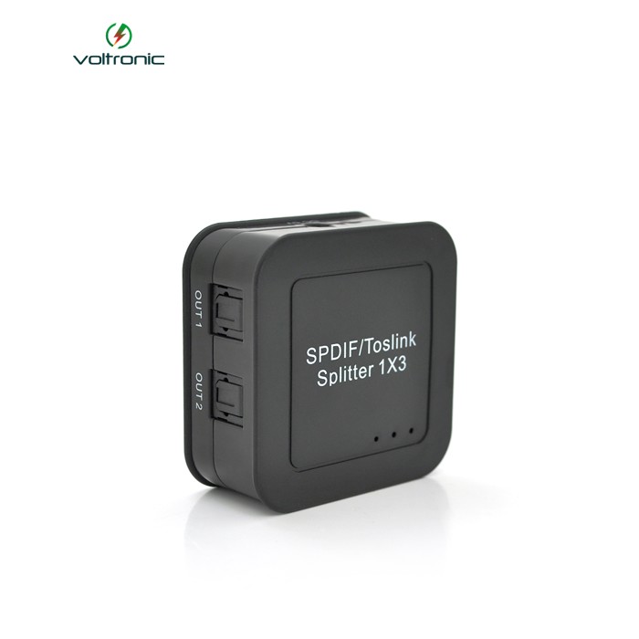 Цифровий оптичний роздільник звуку SPDIF / Toslink 1x3