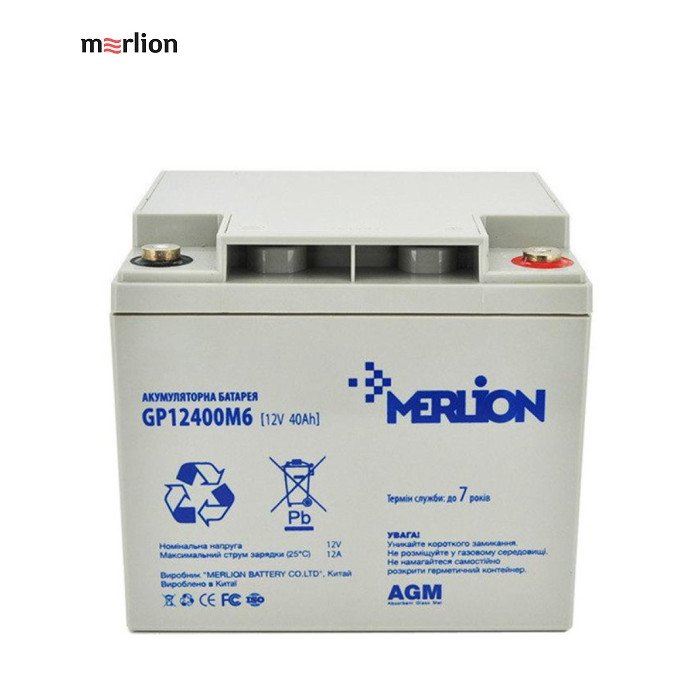 Батарея к ИБП Merlion 12V-40Ah (GP12400M6)