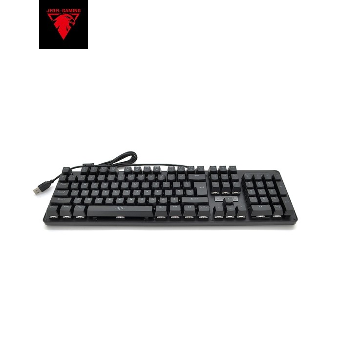 Клавіатура механічна USB JEDEL KL89, довжина кабелю 170см, (Eng), (483х188х35 мм) Black, 104к, Q10