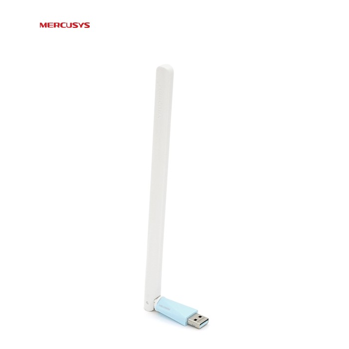 Бездротовий мережевий адаптер з антеною Wi-Fi-USB MERCURY MW150UH, 802.11bgn, 150MB, 2.4 GHz, WIN7 / XP / Vista / 2K / MAC / LINUX, BOX Q300