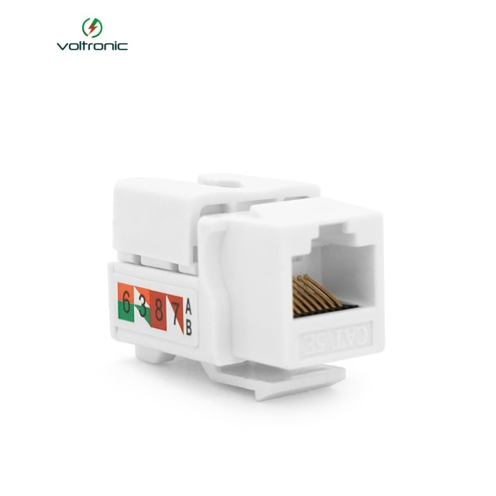 Модуль широкий Keystone Jack RJ-45 кат.5E UTP, 17,0 мм, Q50
