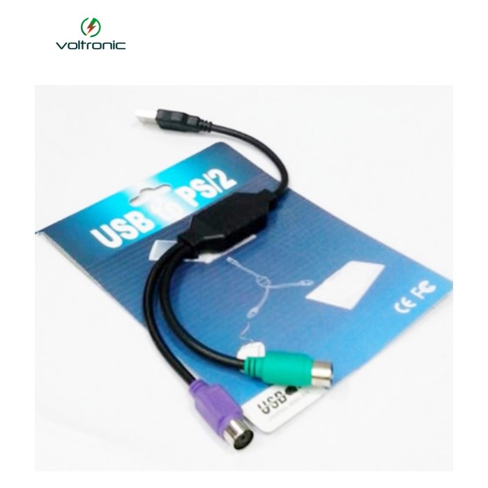 Перехідник USB AM / 2*PS2, 20см, Black OEM Q25