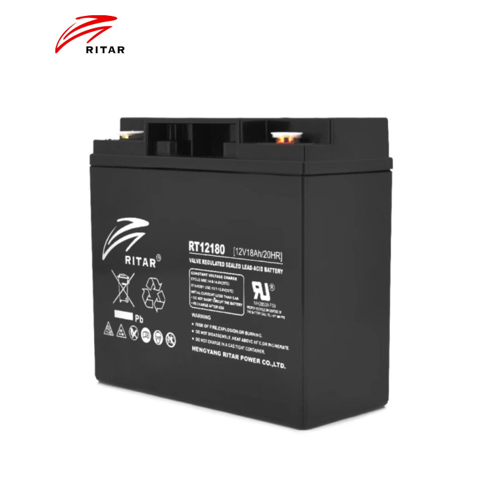 Батарея к ИБП Ritar AGM RT12180B, 12V-18Ah, Black (RT12180B)
