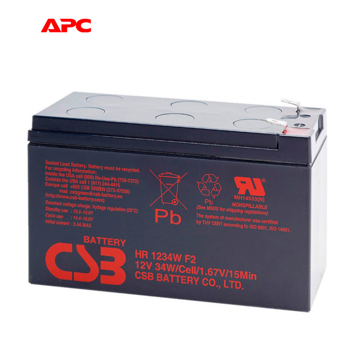 Акумулятор 12V 9.0AH CSB HR1234WF2, 151х65х94, мм
