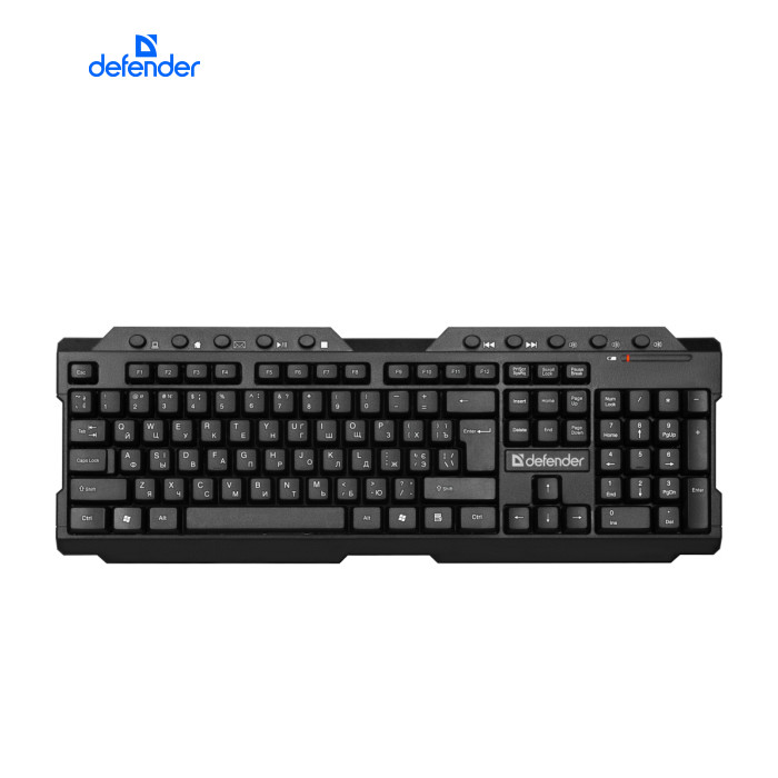 Клавиатура Defender Element HB-195 Wireless UKR Black (45189)