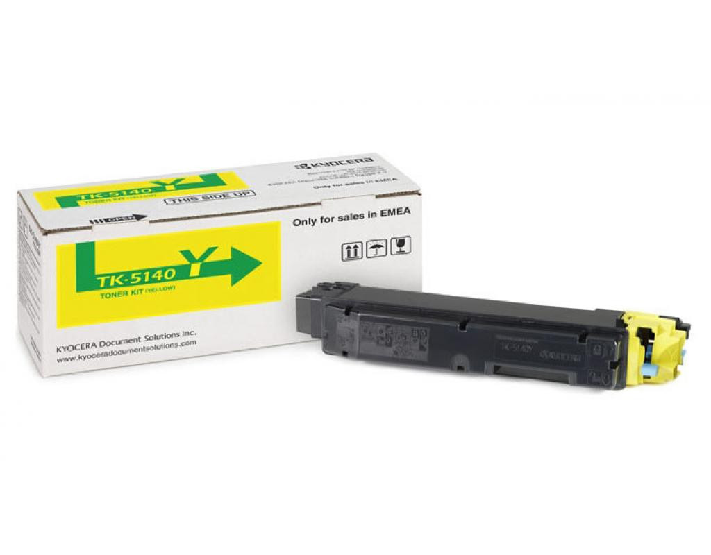 Тонер-картридж Kyocera TK-5140 Yellow (1T02NRANL0)