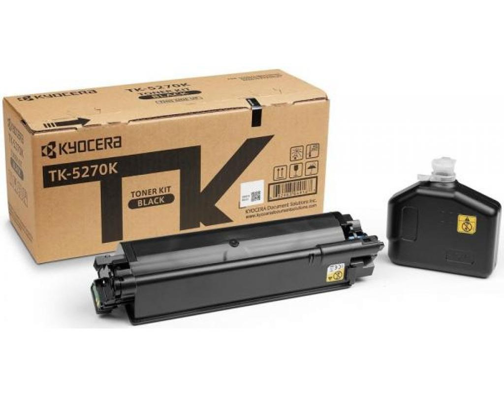 Тонер-картридж Kyocera TK-5270K Black 8K (1T02TV0NL0)
