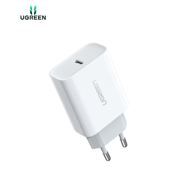Зарядний пристрій Ugreen USB-C PD20W CD137 white (60450)