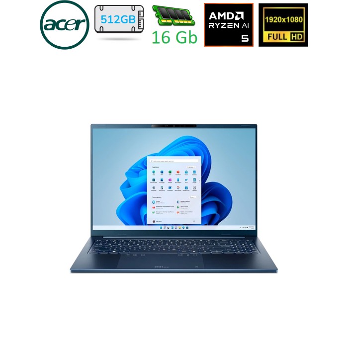 Ноутбук Acer Swift Go 16 AI SFG16-A71-R48W (NX.JX9EU.003)