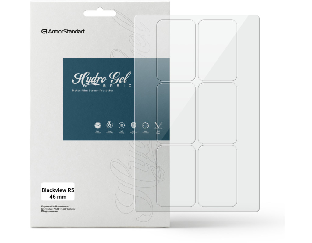 Плівка захисна Armorstandart Matte hydrogel Blackview R5 46mm 6 pcs (ARM92003)