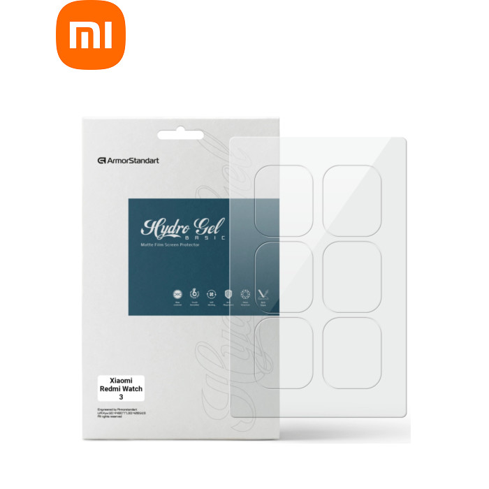 Пленка защитная Armorstandart Matte hydrogel Xiaomi Redmi Watch 3 6 pcs (ARM92124)
