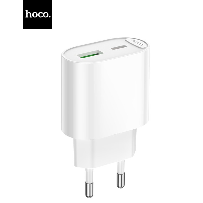 СЗУ 110-240V HOCO C109A 1xUSB-C, PD20W, White, Blister