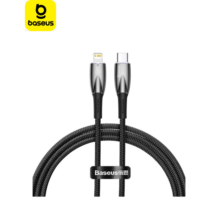 Дата кабель USB-C to Lightning 1.0m 20W black Baseus (CADH000001)