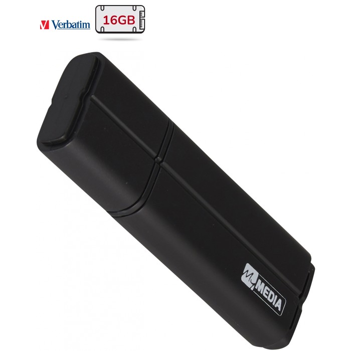 USB флеш накопитель Verbatim 16GB MyMedia Black USB 2.0 (69261)