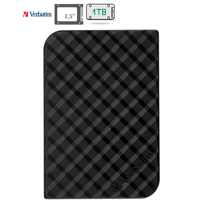Зовнішній жорсткий диск 2.5" 1TB Verbatim (53194)