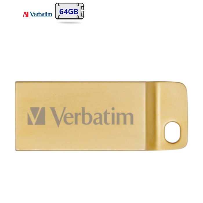 USB флеш накопитель Verbatim 64GB Metal Executive Gold USB 3.0 (99106)