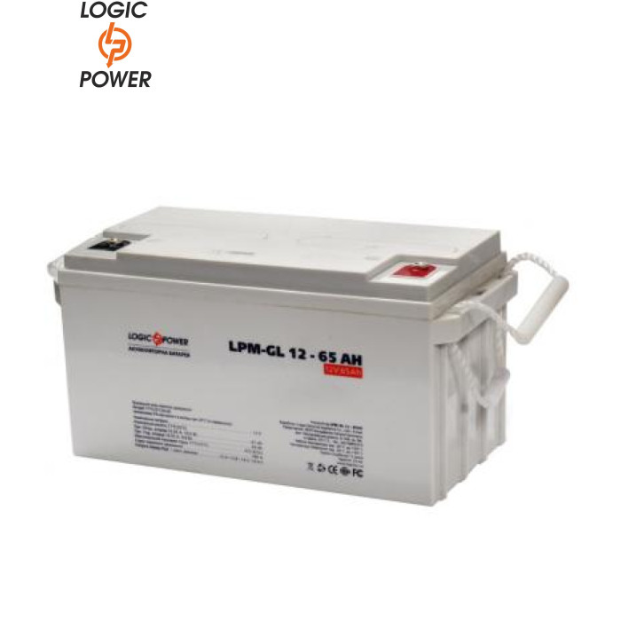 Батарея к ИБП LogicPower LPM-GL 12В 65Ач (3869)
