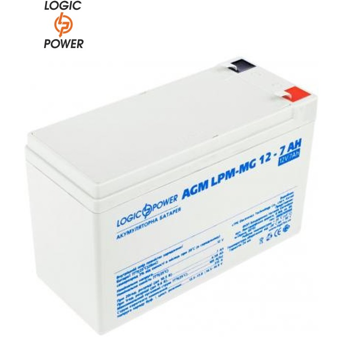 Батарея до ДБЖ LogicPower LPM MG 12В 7Ач (6552)