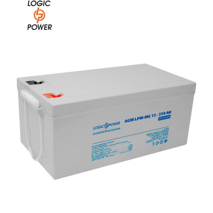 Батарея к ИБП LogicPower LPM MG 12В 250 Ач (4198)