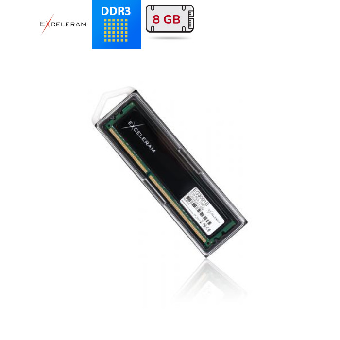 Модуль пам'яті для комп'ютера DDR3 8GB 1333 MHz Black Sark eXceleram (EG3001B)
