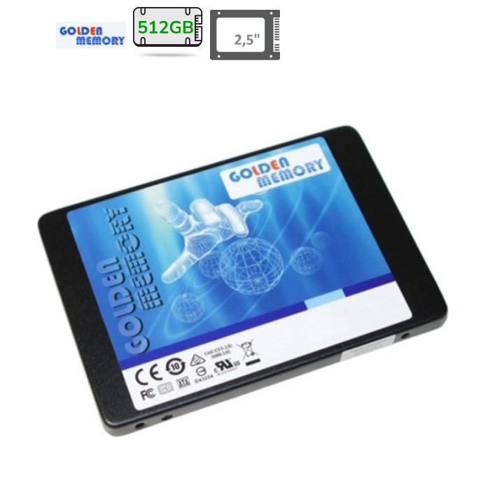 Накопичувач SSD 2.5" 512GB Golden Memory (GMSSD512GB)