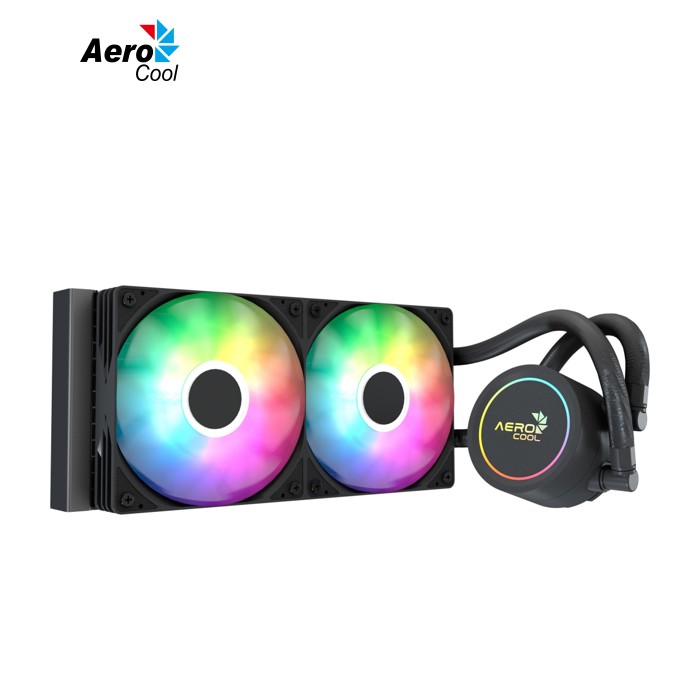 Система жидкостного охлаждения AeroCool Abyss L240R Black (ACLA-AB24117.11)