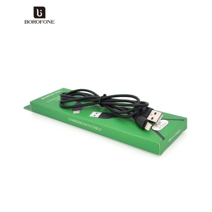 Кабель Borofone BX16, USB-Type-C, 2.4A, довжина 1м, Black, BOX
