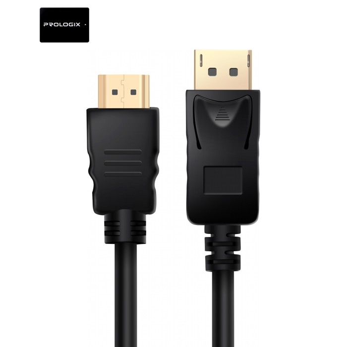 Кабель сигнальний DisplayPort to HDMI 1.8m CHARMOUNT PR-DP-HDMI-P-02-30-18m