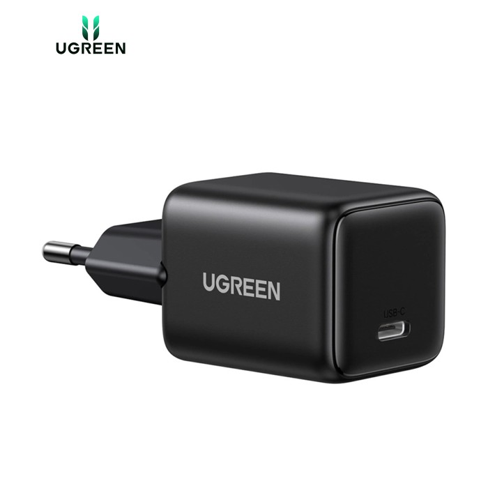 Зарядний пристрій Ugreen X513 USB-C PD30W QC4.0 GaN black (65007)