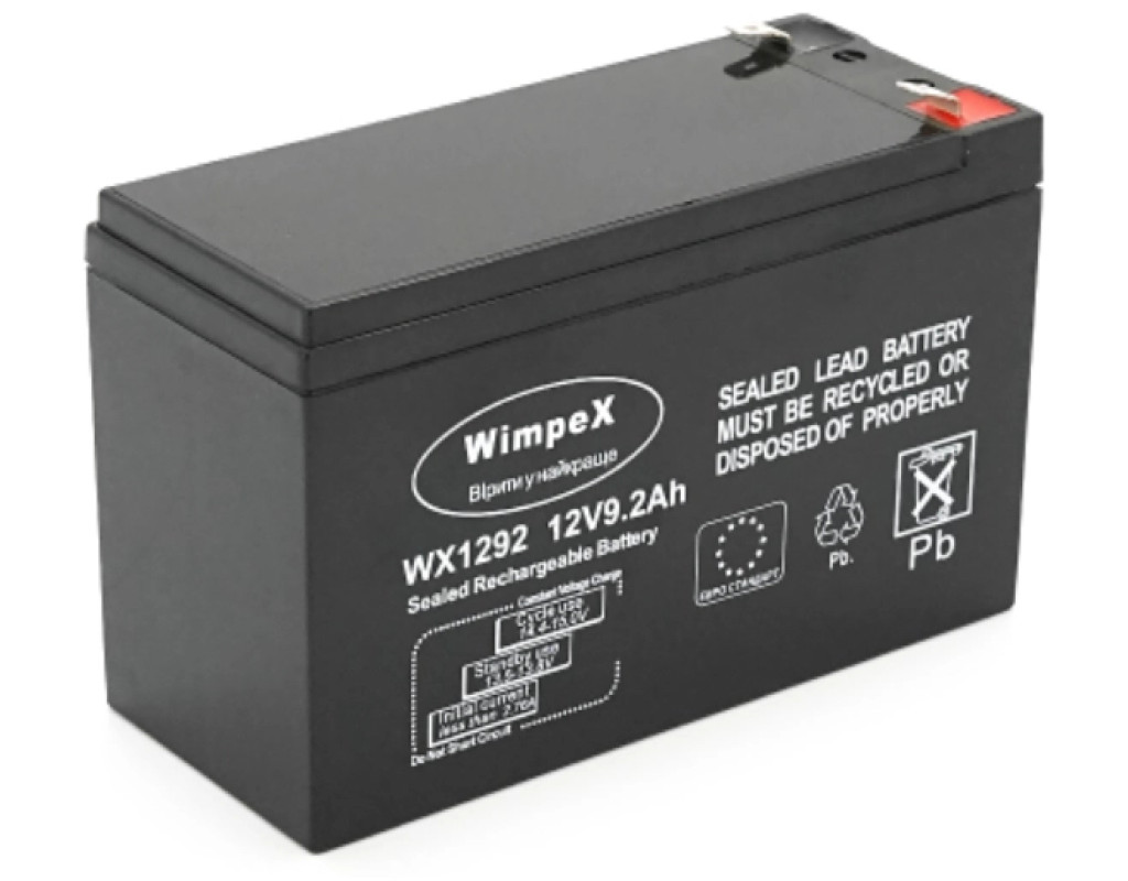 Батарея к ИБП Wimpex 12V 9.2Ah (Wimpex WX-1292)