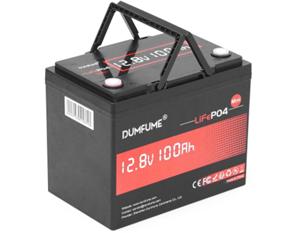 Батарея LiFePo4 Dumfume 12,8V 100Ah 1280Wh (Dumfume-12,8V/100Ah-MINI)