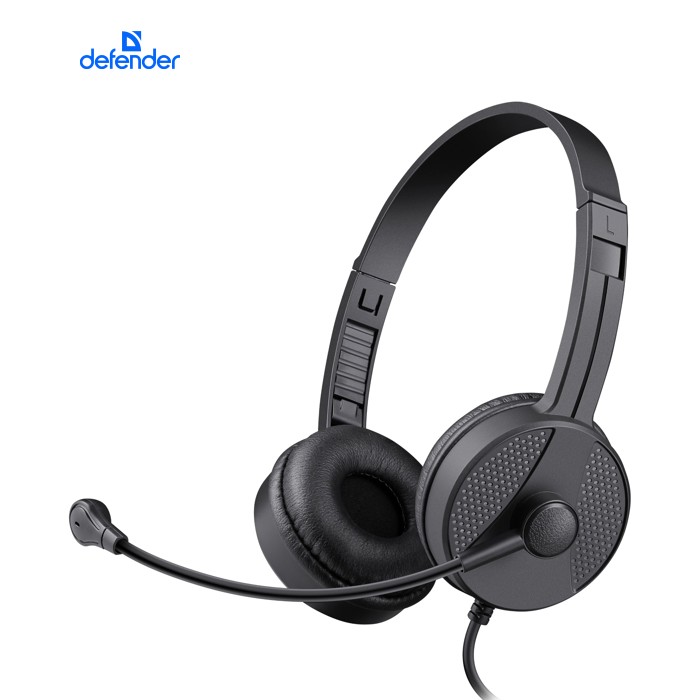 Гарнітура Defender Tune 160 2x3,5мм, 1,8м, чорна