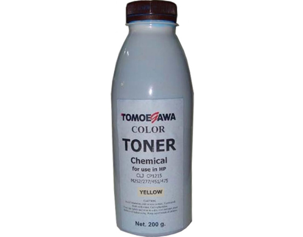 Тонер HP CLJ CP1215/M252/277/451/475 Chemical (200г) Yellow Tomoegawa (THP1215Y200)