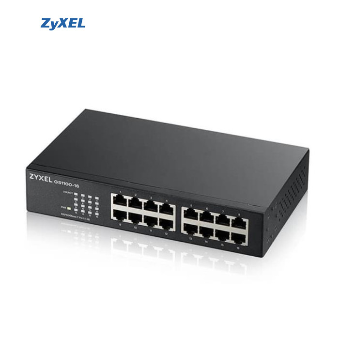 Комутатор ZYXEL GS1100-16 (GS1100-16-EU0104F)