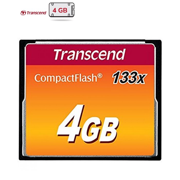 Карта пам'яті Transcend 4Gb Compact Flash 133x (TS4GCF133)
