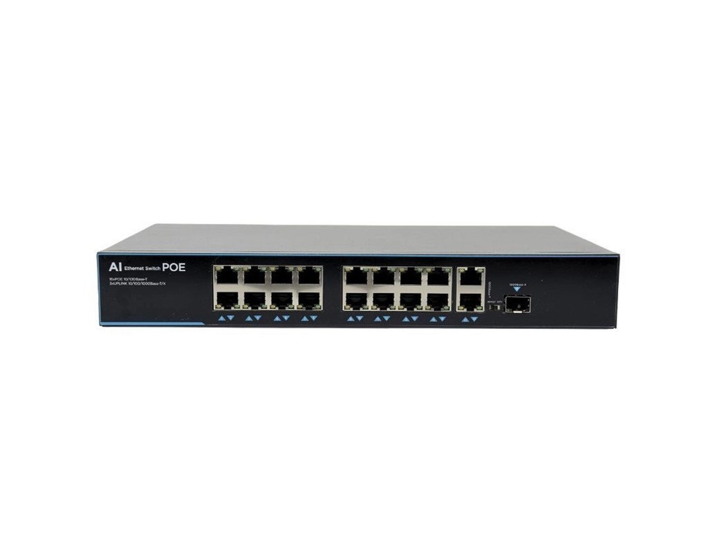 Коммутатор сетевой Atis PoE-1018-16P-1S/250 AI