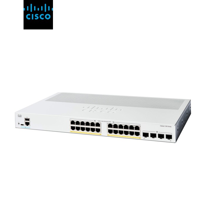 Комутатор мережевий Cisco C1200-24T-4X