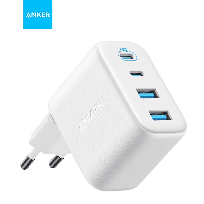 Зарядний пристрій Anker 2xUSB-C + 2xUSB 50W white (A121EG21)