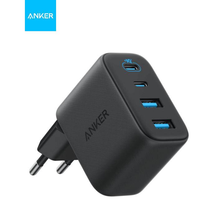 Зарядное устройство Anker 2xUSB-C + 2xUSB 50W black (A121EG11)