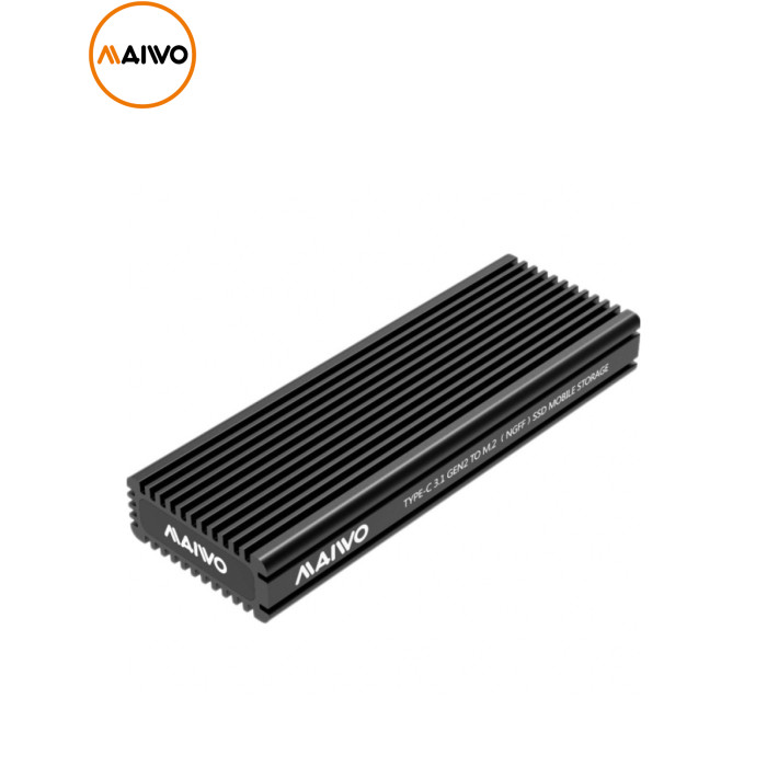 Карман внешний Maiwo M.2 SSD NVMe/SATA combo USB3.1 GEN2 Type-C al. (K1687P2)