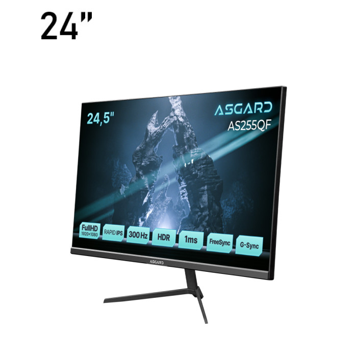 Монітор ASGARD Gaming 24.5" AS255QF IPS Black 300Hz