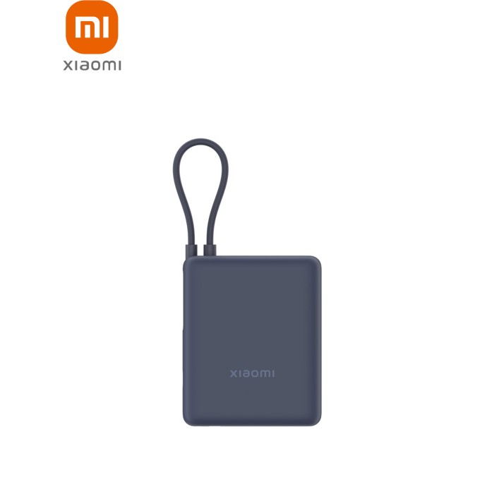Батарея универсальная Xiaomi 10000mAh 33W Integrated Cable Blue (BHR9341GL)