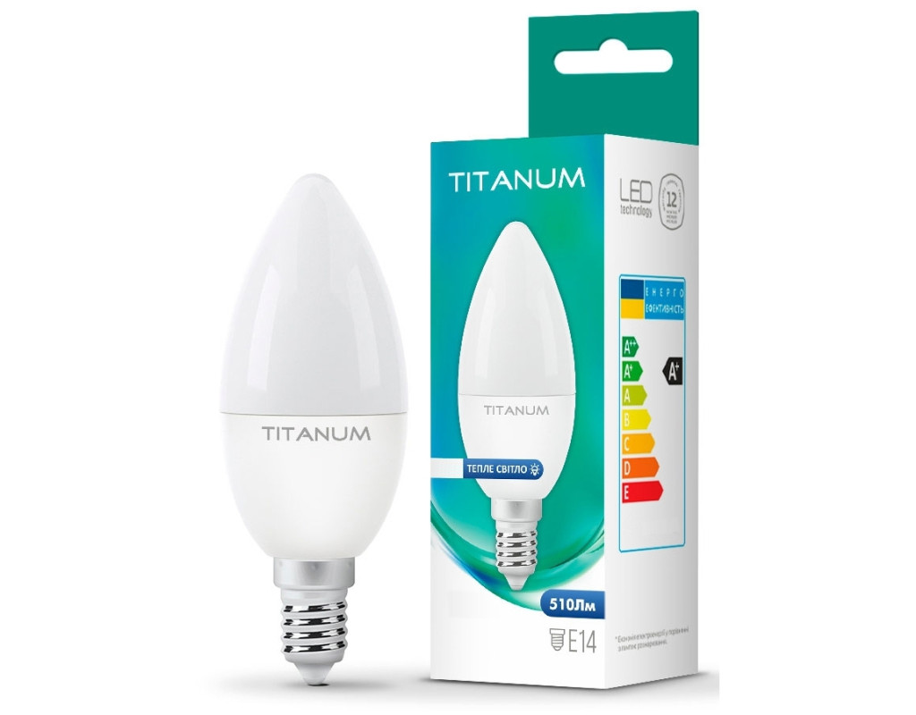 Лампочка TITANUM Filament C37 4W E14 4100K (TLFC3704144)