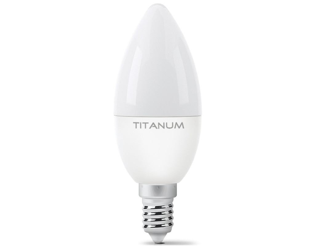 Лампочка TITANUM C37 6W E14 3000K (TLС3706143)