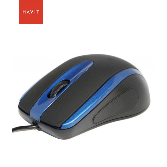 Мишка Havit V-MS753 USB Black/Blue (23938)